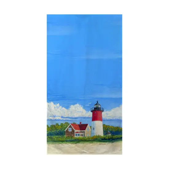 Betsy Drake Nauset Lighthouse Beach Towel Multicolor {1}