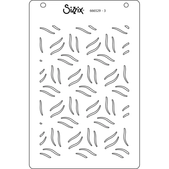 Sizzix A6 Layered Stencils 4/Pkg-Defined Petals {5}