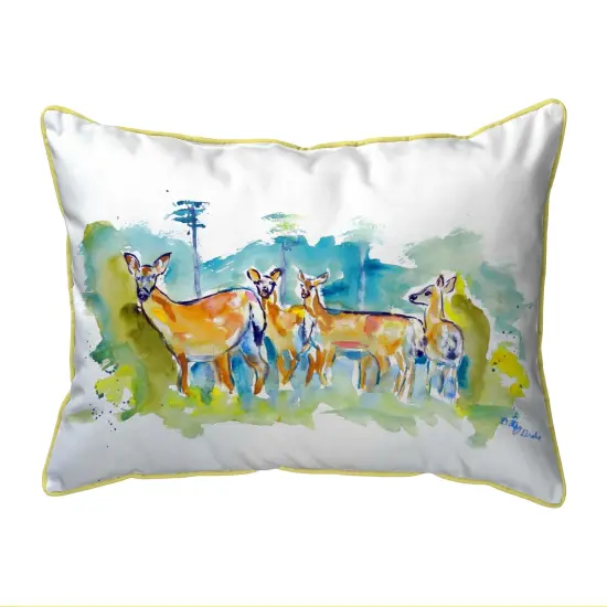 Betsy Drake DeerHerd Extra Large Pillow 20 X 24 {1}