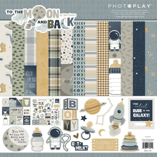 PhotoPlay Collection Pack 12"X12"-To The Moon And Back {1}