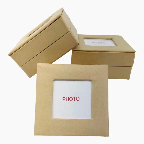 Value Pack of 3 Square Photo Box -Small {1}