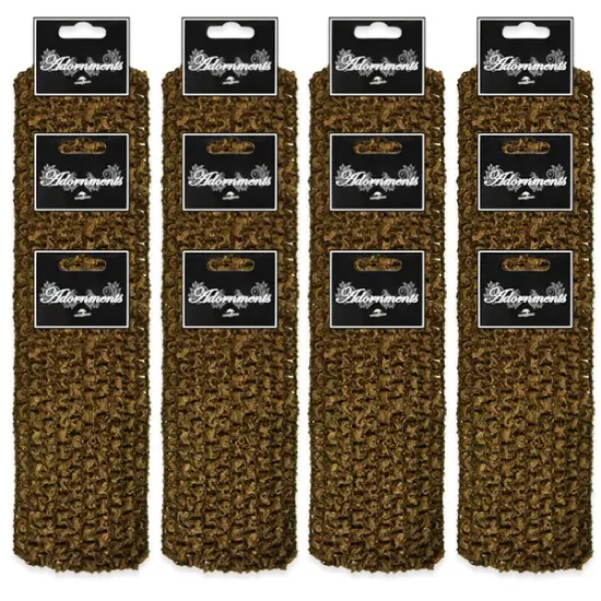 Pack of 12 2 3/4" Crochet Headband Brown {1}