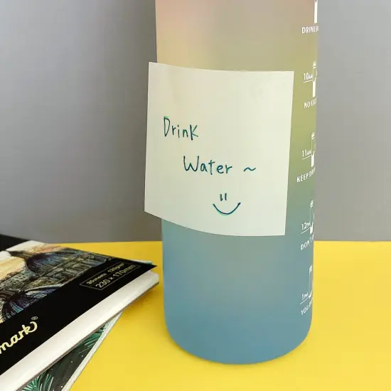 Wrapables Transparent Sticky Notes, Waterproof Self-Adhesive Memos for Home, School, Office (Set of 5) {6}