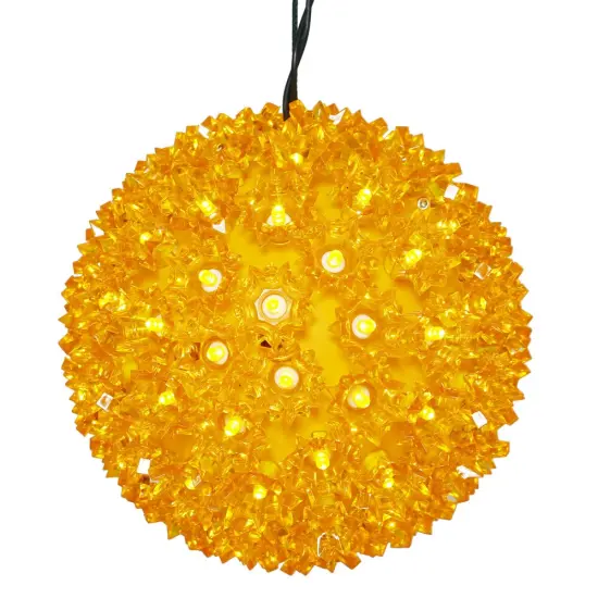 Vickerman 100Lt x 7.5" LED Gold Starlight Sphere {1}