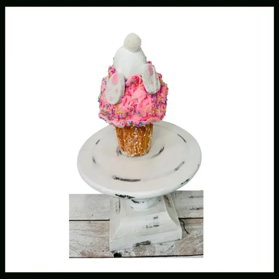Sweet and Playful: Bunny Butt Cupcake Ornament H8xDIA6-63281PK {2}