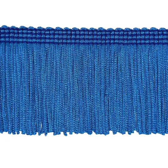 20 yards of 2" Stretch Chainette Fringe Trim | 20 yard cut Royal Blue {1}