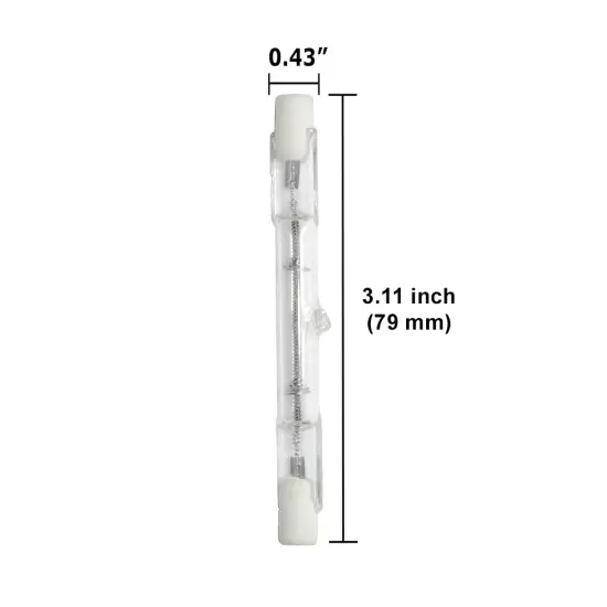 Platinum 150W 120V Clear Double Ended 79mm Halogen Bulb {2}
