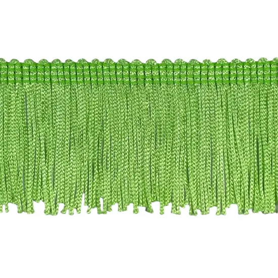 10 Yards of 2" Stretch Chainette Fringe Trim | 10 yard cut Lime {1}