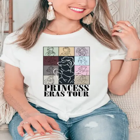 #18 DTF Print- Princess Era Tour- Front and Back Match {1}