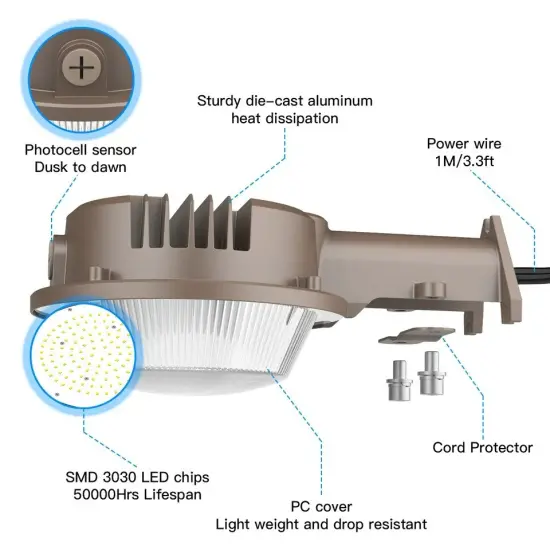 35W LED Barn Light Outdoor Security Yard Light Dusk to Dawn Exterior Flood Light {4}