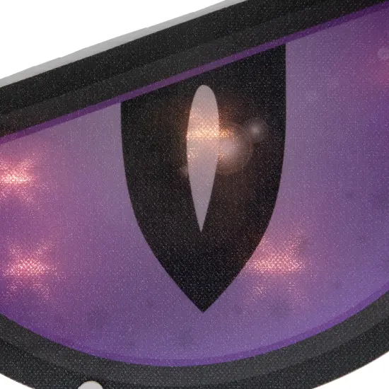 Northlight Lighted Eyes Halloween Window Decoration - 20" - Purple {7}