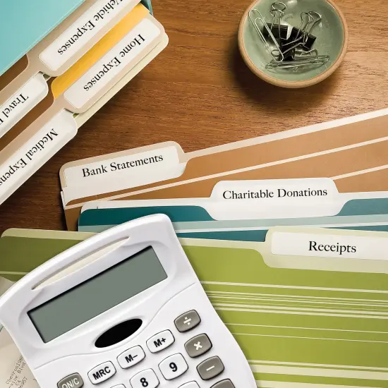 Avery TrueBlock File Folder Labels, 2/3" x 3-7/16", 1,800 Printable Labels, White (75366) {2}