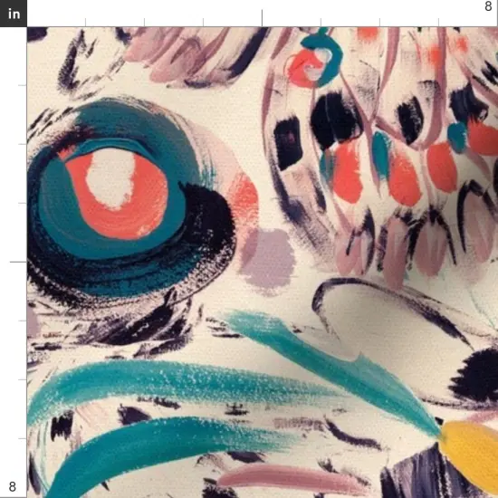 Various Fabrics by the Yard or Fat Quarter Butterflies Animal Print Large Scale Wing Painted Custom Printed Fabric by Spoonflower {4}