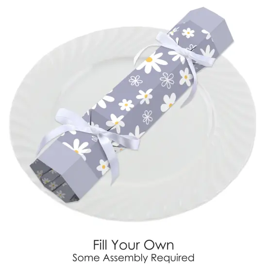 Big Dot of Happiness Purple Daisy Flowers - No Snap Floral Party Table Favors - DIY Cracker Boxes - Set of 12 {3}