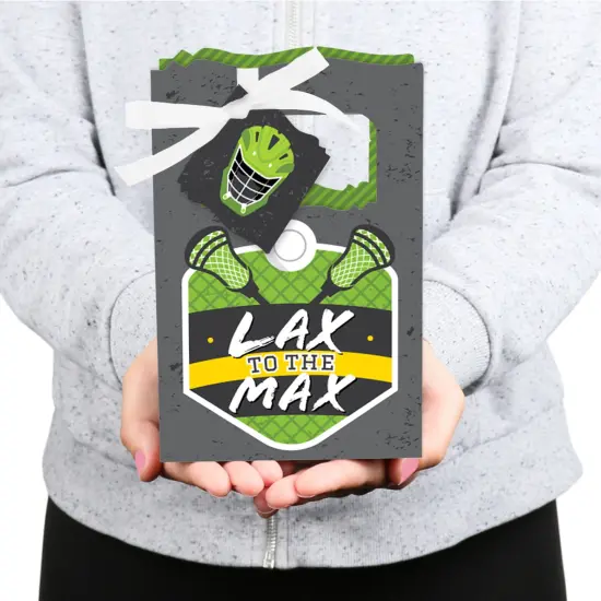 Big Dot of Happiness Lax to the Max Lacrosse Party Favor Boxes Set of 12 {6}