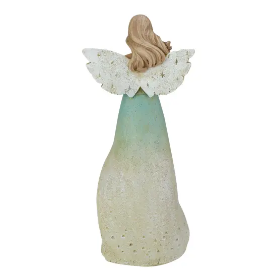 Roman Heavenly Blessings Collection "You Are in My Prayers" Angel Figurine - 8.5" Blue {6}