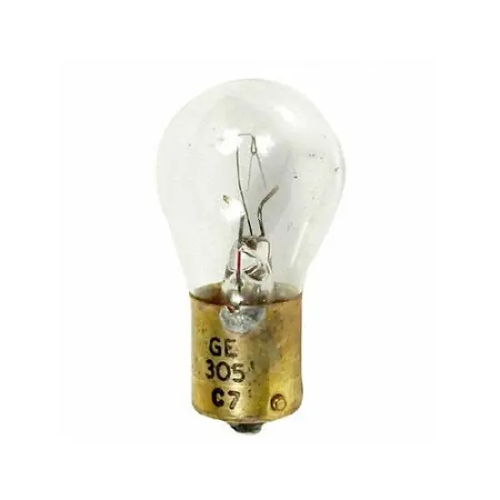 10Pk - GE 305 - 26143 14w S8 28v Low Voltage Aircraft Light bulb {2}
