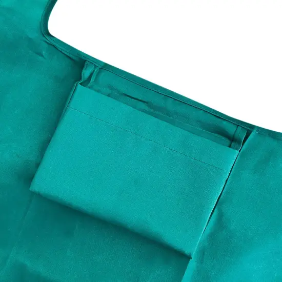 Wrapables Large & Small Foldable Tote Nylon Reusable Grocery Bags, Set of 2 Set of 2, Teal {4}