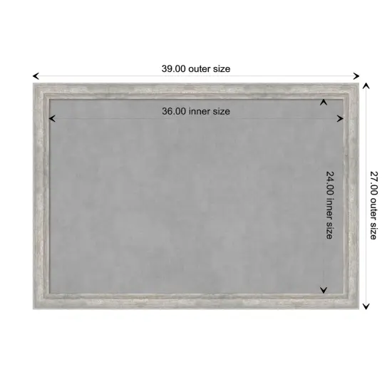 Angled Wood Framed Magnetic Board Angled Silver {1}