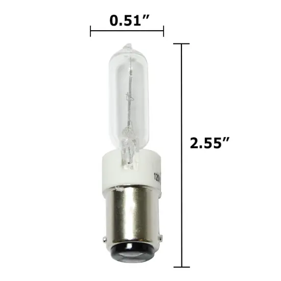 Platinum 35W 120V BA15D Base Clear Halogen Bulb {2}