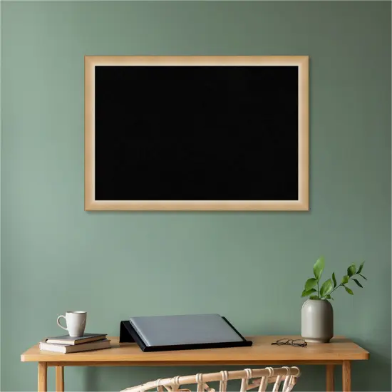 Eva Narrow Framed Corkboard, Black Cork Eva Ombre Gold {5}