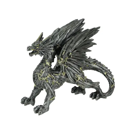Dragon of Blades Decorative Fantasy Statue Home Decor Figurine Sword Sculpture {1}