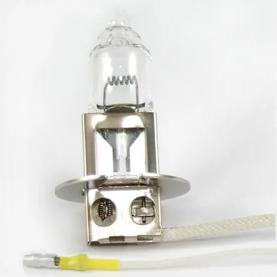 USHIO H3 - 35W 12v JA12V-35W PK22S base halogen bulb H3 w/ bullet terminal {4}