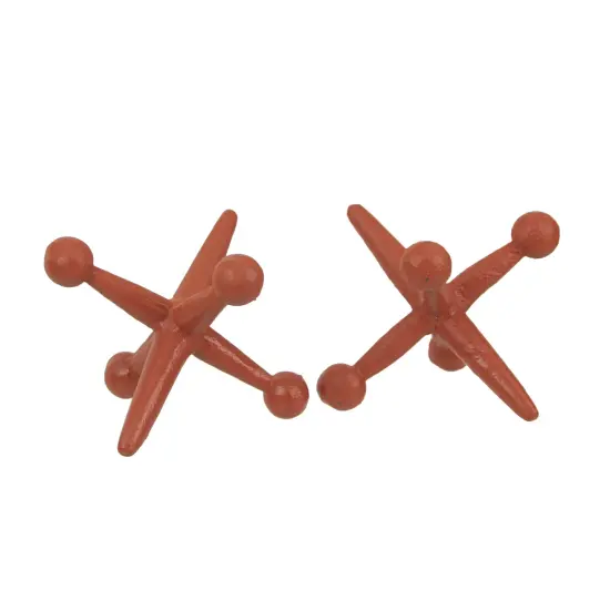 Cast Iron Giant Jack Bookends Decorative Metal Sculpture Doorstop Home Decor {1}