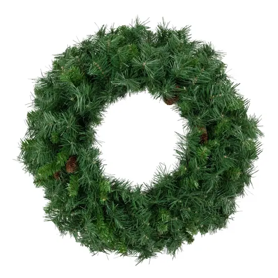 Northlight Black River Pine Artificial Christmas Wreath, 24-Inch, Unlit Green {1}