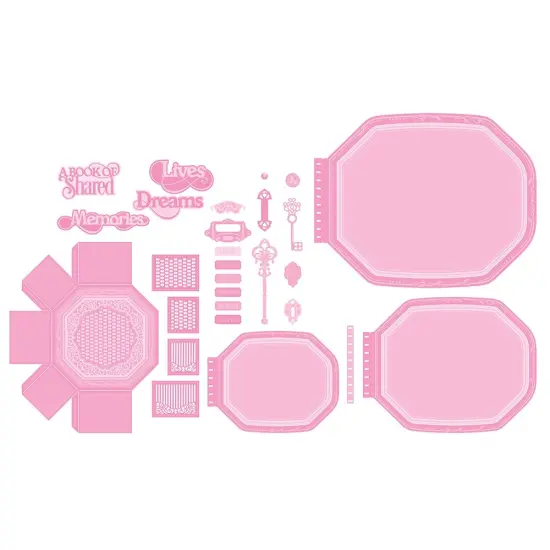 Tonic Studios Die Collection Set-A Book Of Shared Memories Collection {4}