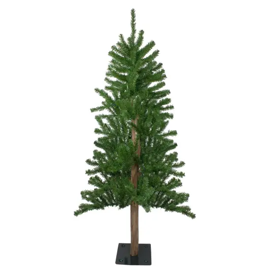 Northlight 4' Alpine Artificial Christmas Tree - Unlit Green {3}