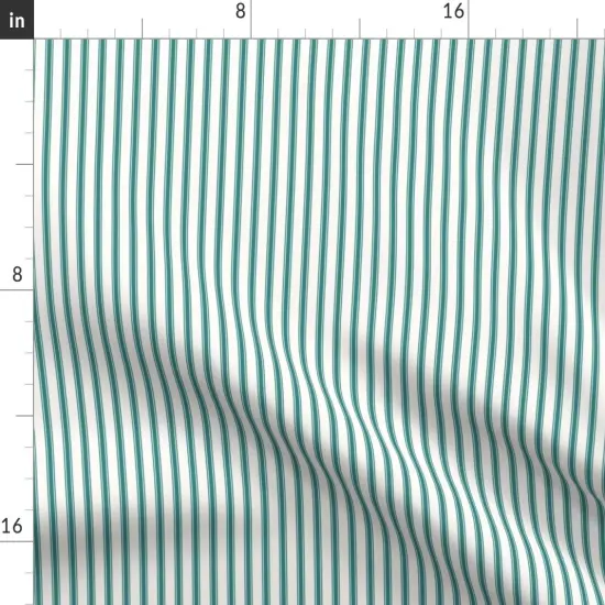 Various Fabrics by the Yard or Fat Quarter Modern Coastal Stripes Classic Vertical Line Minimalist Pinstripe Farmhouse Custom Printed Fabric by Spoonflower {2}