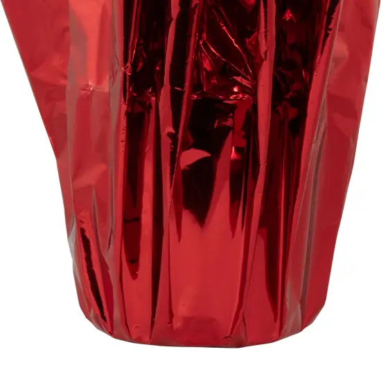 Northlight Artificial Christmas Poinsettia Flowers with Wrapped Base - 22" - White {6}