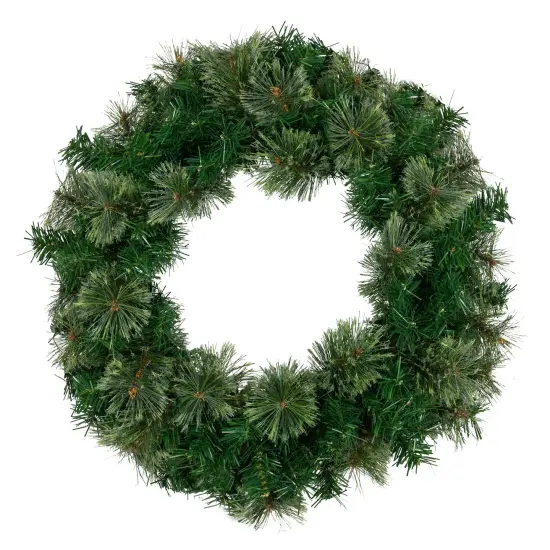 Northlight Oregon Cashmere Pine Artificial Christmas Wreath - 24" - Unlit Green {1}