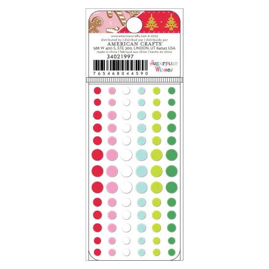 Paige Evans Sugarplum Wishes Enamel Dots 156/Pkg {2}