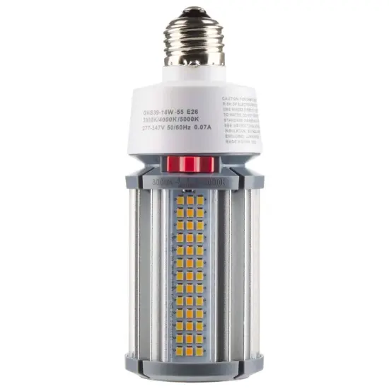 Satco 18w LED HID Replacement ColorQuick CCT Selectable Medium Base 277-347V Warm to Cool White {3}