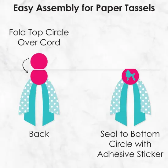 Big Dot of Happiness 50's Sock Hop - DIY 1950s Rock N Roll Party Pennant Garland Decoration - Triangle Banner - 30 Pieces {7}