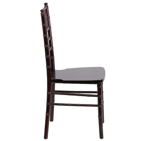 Emma and Oliver Wedding & Event Wood Chiavari Dining Chair Walnut {5}