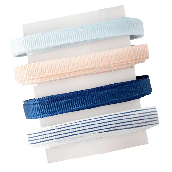 Heidi Swapp Set Sail Ribbon 4/Pkg-4 Yards Each {3}