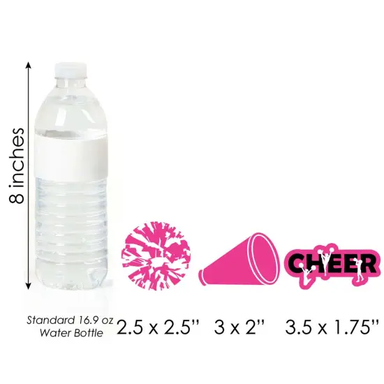 Big Dot of Happiness We've Got Spirit - Cheerleading - DIY Shaped Birthday Party or Cheerleader Party Cut-Outs - 24 Count {6}