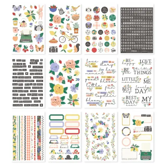 Simple Stories Sticker Book 12/Sheets-The Little Things, 516/Pkg {2}