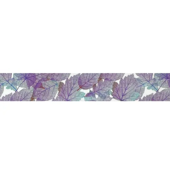 Wrapables Washi Masking Tape Purple Leaves {3}