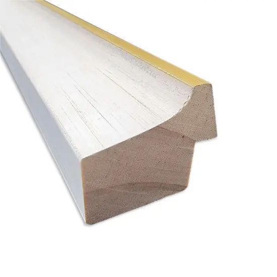 Morgan Wood Framed Corkboard, Grey Cork Morgan White Gold {2}