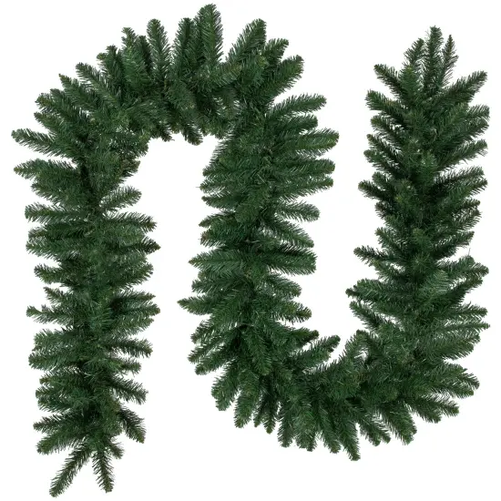 Northlight Buffalo Fir Artificial Christmas Garland - 9' x 12" - Unlit Green {1}