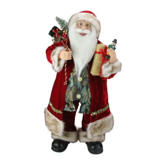 Northlight 24" Old World Style Santa Claus Christmas Figure Red {1}