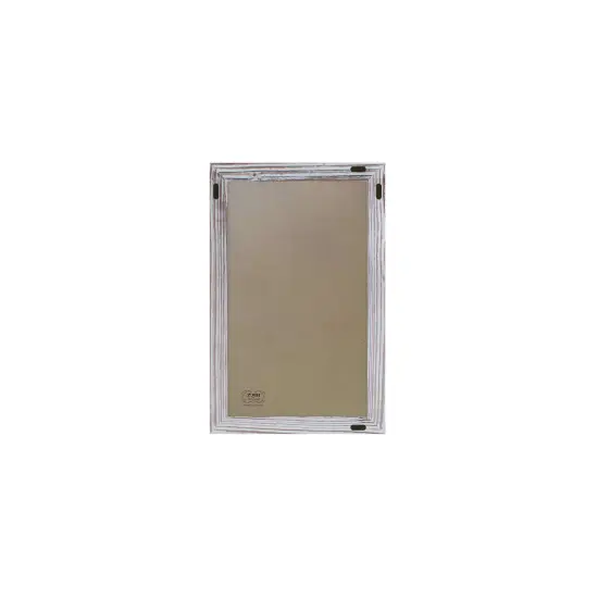 Merrick Lane Magda Set of 10 Wall Mount Magnetic Chalkboards White Wash {4}