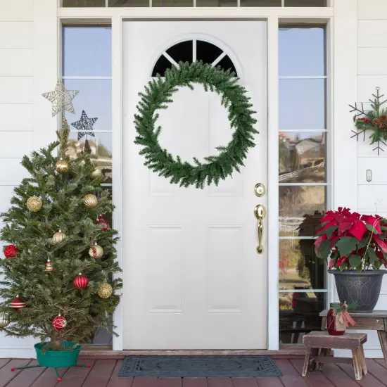 Northlight Winona Fir Artificial Christmas Wreath - 36" - Unlit Green {3}