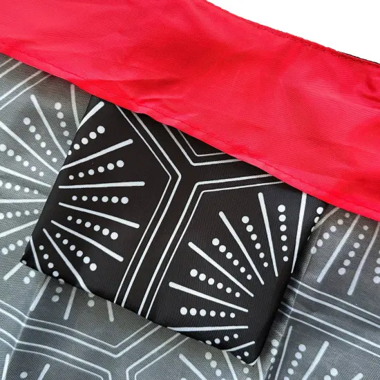 Wrapables Large & Small Allybag Foldable & Lightweight Reusable Grocery Bags (Set of 2) Starburst {3}