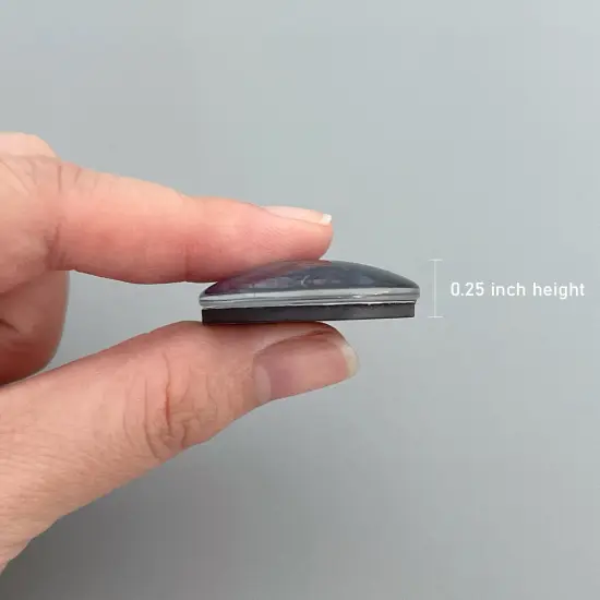 Wrapables Crystal Glass Magnets, Refrigerator Magnets for Office Whiteboards, Cabinets, Lockers (Set of 12) Marble Rock {4}