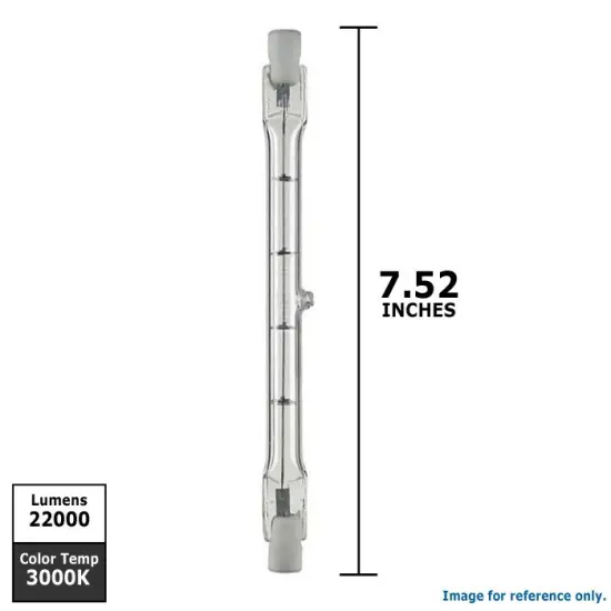 Ushio 1000695 -J120V-1000WB 1000W 191.1mm Long R7s-12 Double Ended Light Bulb {2}